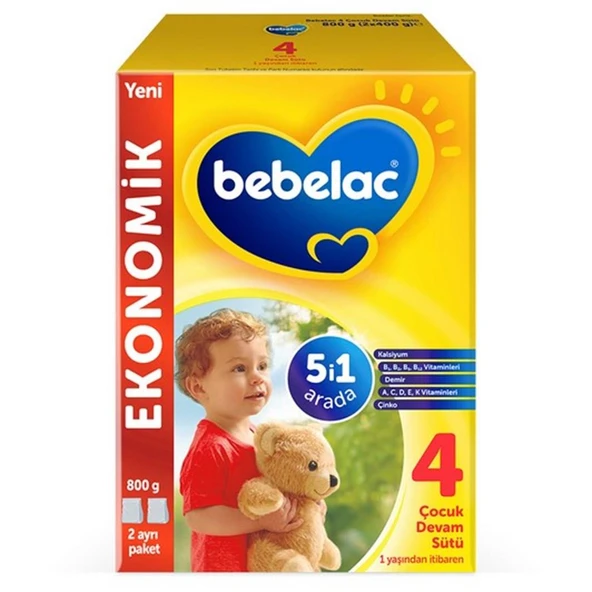 Bebelac 4 Çocuk 800 Gram ürün görseli 1