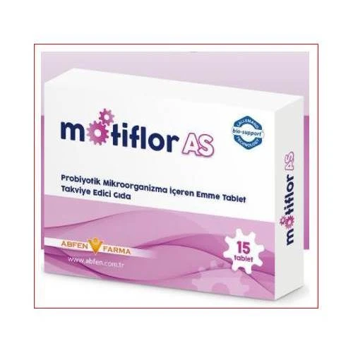 Abfen Farma Motiflor As 15 Tablet ürün görseli 1