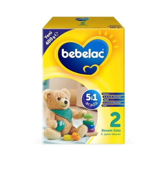 Bebelac 2 Devam Sütü 400 Gr ürün görseli 1