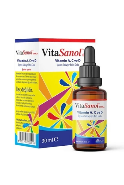 VitaSanol Damla Vitamin A,C,D 30 ml ürün görseli 1