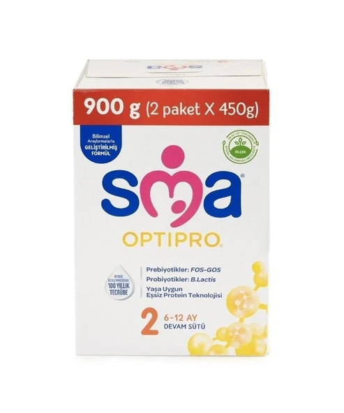 SMA Optipro 2 (6-12 Ay) Devam Sütü 900 gr ürün görseli 1