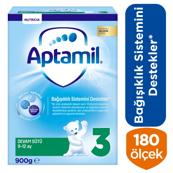 Aptamil 3 Devam Sütü 900 g 9-12 Ay ürün görseli 1