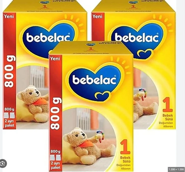 Bebelac 1 Devam Maması 800 Gram-3 adet ürün görseli 1