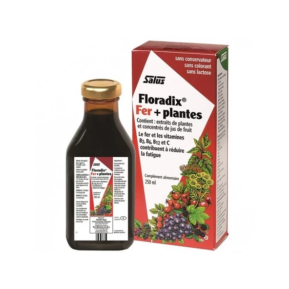 Floradix Demir ve Vitamin İçeren Sıvı Takviye Edici Gıda 250 ml ürün görseli 1