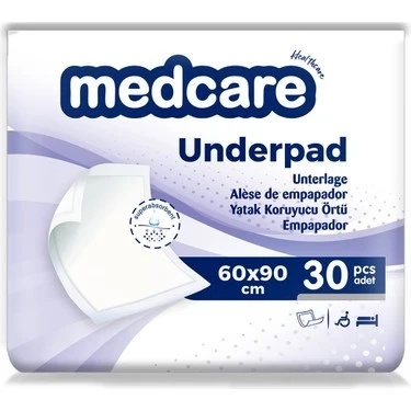 Medcare Yatak Koruyucu 60x90 cm 30'lu ürün görseli 1