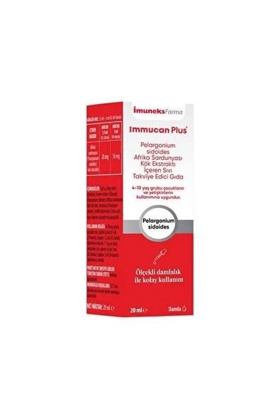 Imuneks Immucan Plus Damla 20 ml ürün görseli 1
