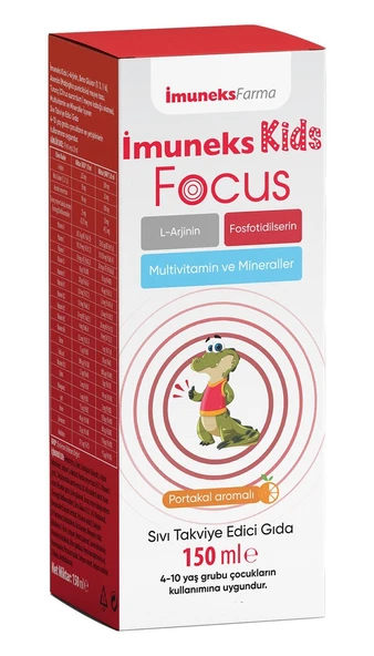Imuneks Kids Focus Şurup 150ml ürün görseli 1