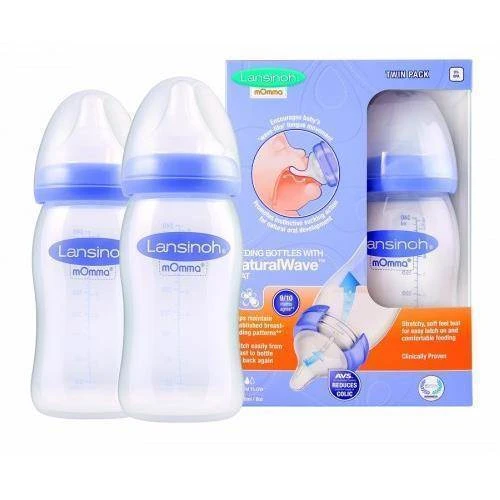 Lansinoh Natural Wave Biberon 2li Set - 240ml ürün görseli 1