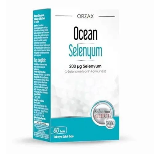 Orzax Ocean Selenyum Takviye Edici Gıda 60 Tablet ürün görseli 1