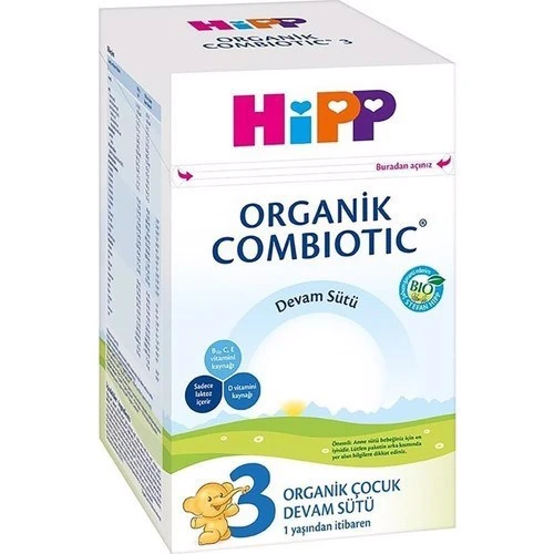 Hipp 3 Organik Combiotic Bebek Sütü 800 Gr 2 Adet ürün görseli 1