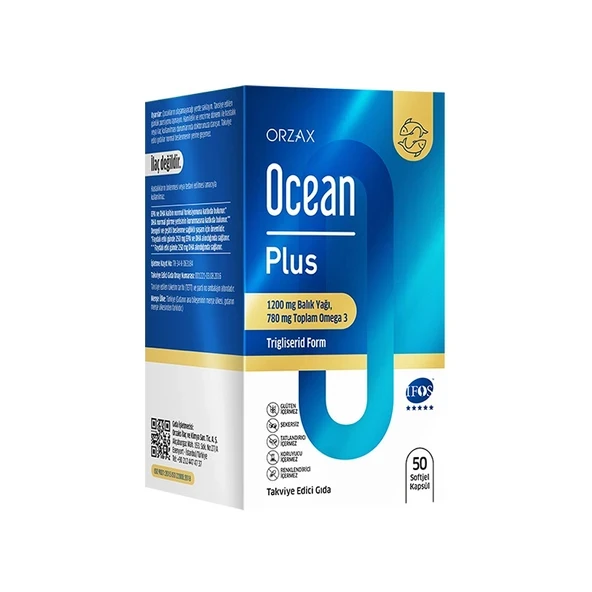 Ocean Plus 1200 mg 50 Softjel Kapsül ürün görseli 1