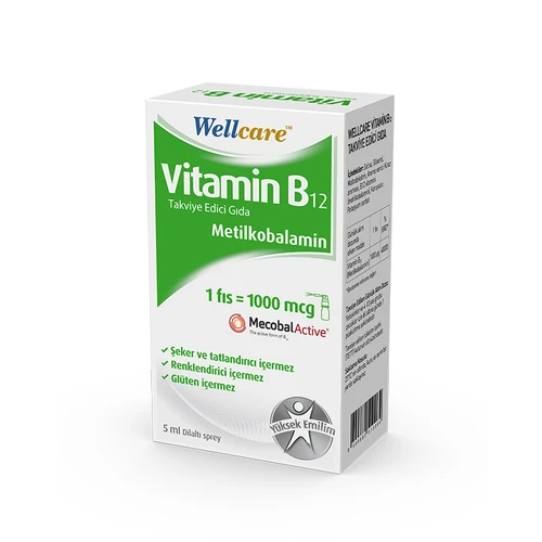 Wellcare Vitamin B12 1000 Mcg 5 ml ürün görseli 1
