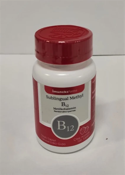 Imuneks Farma B12 1,000 mcg 100 Tablet ürün görseli 1