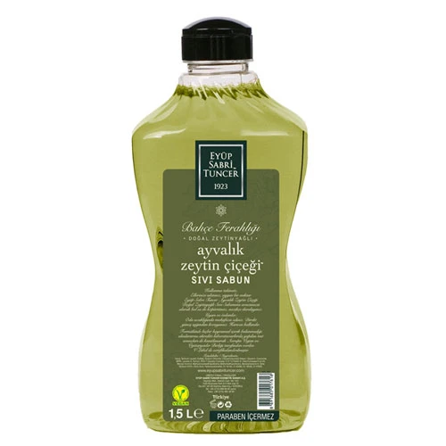 Eyüp Sabri Tuncer Doğal Zeytinyağlı Sıvı Sabun Ayvalık Zeytin Çiçeği 1,5 Litre Pet Şişe ürün görseli 1