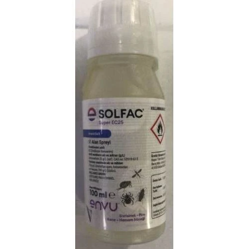 Envu Bayer Solfac  EC25 100 ml Böcek Sinek İlacı ürün görseli 1