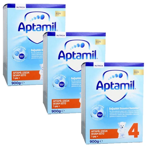 Aptamil 4 Bebek Maması 1 Yaş 900 Gram 3 Adet ürün görseli 1