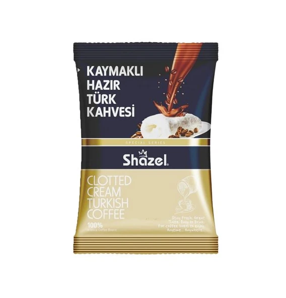Shazel Kaymaklı Hazır Türk Kahvesi 100 GR ürün görseli 1