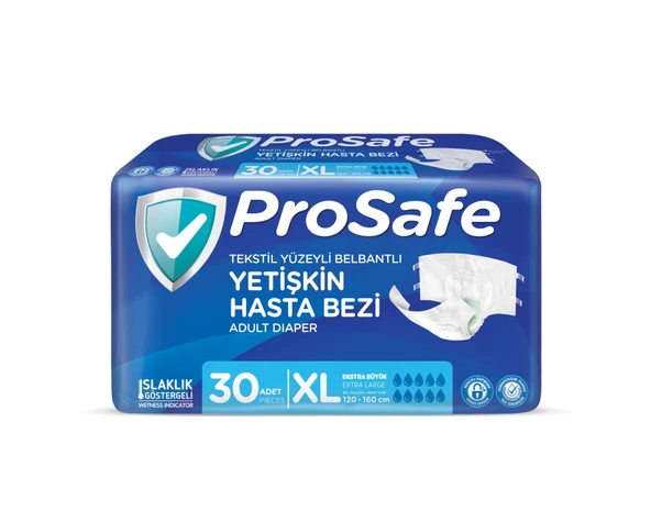 Prosafe Hasta Bezi Belbantlı Ekstra Large 30 Adet ürün görseli 1