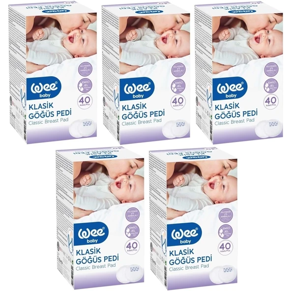 Wee Baby 132 Klasik Göğüs Pedi 40lı- 5 Adet ürün görseli 1