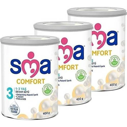SMA Comfort 3 Numara Bebek Sütü 400 GR-3 Adet ürün görseli 1