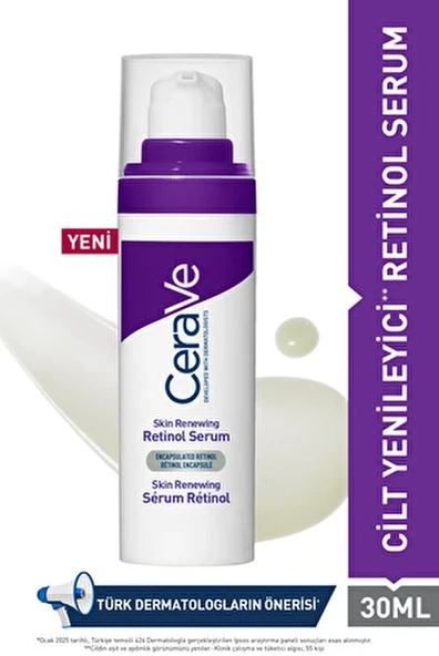 Cerave Skin Renewing Cilt Yenileyici Retinol Serum 30 ml ürün görseli 1