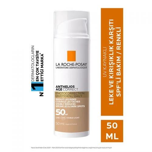 La Roche Posay Anthelios Age Correct SPF 50 Krem 50 ml - Renkli ürün görseli 1