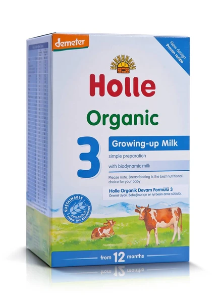 Holle Organik 3 Büyüme Sütü 600 gr 12-36 Ay - 3 adet ürün görseli 1