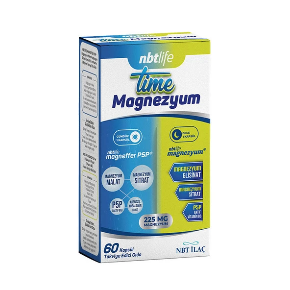 Nbt Life Time Magnezyum 60 Kapsül ürün görseli 1