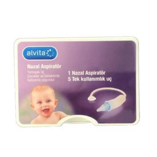 Alvita 1 Nazal Aspiratör 5 Tek Kullanımlık Uç ürün görseli 1