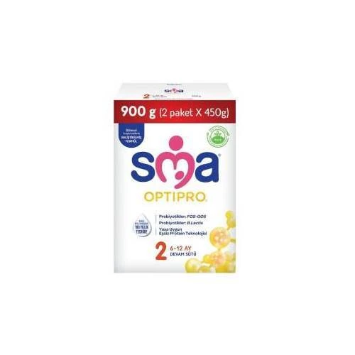 SMA Optipro 2 (6-12 Ay) Devam Sütü 900 gr-3 adet ürün görseli 1