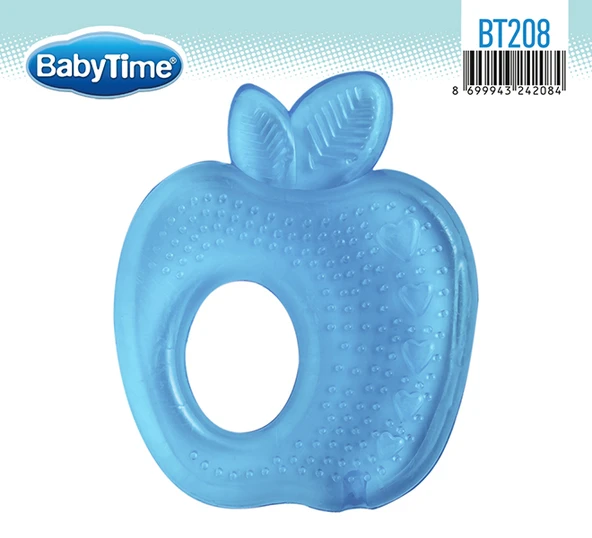 Babytime BT208 Elma Sulu Diş Kaşıyıcı-Mavi ürün görseli 1