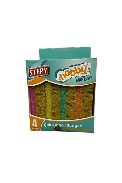 Stepy Çok Amaçlı Sünger 4 Adet ürün görseli 1