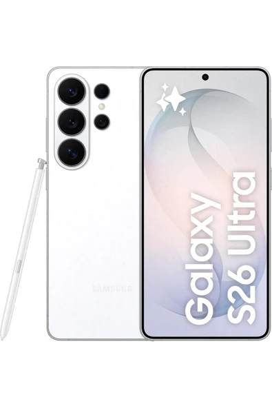 Galaxy S26 Ultra 12GB-512GB Beyaz (Samsung Türkiye Garantili) ürün görseli 1
