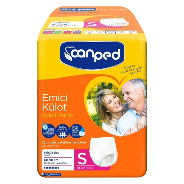Canped Emici Külot Hasta Bezi S ( Small ) 30 Adet ürün görseli 1