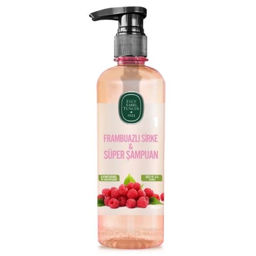 Eyüp Sabri Tuncer Frambuazlı Sirke Süper Şampuan 500 ml Pet Şişe ürün görseli 1