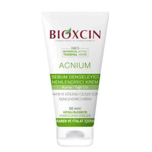 Bioxcin Acnium Sebum Dengeleyici Nemlendirici Krem 50 ml ürün görseli 1