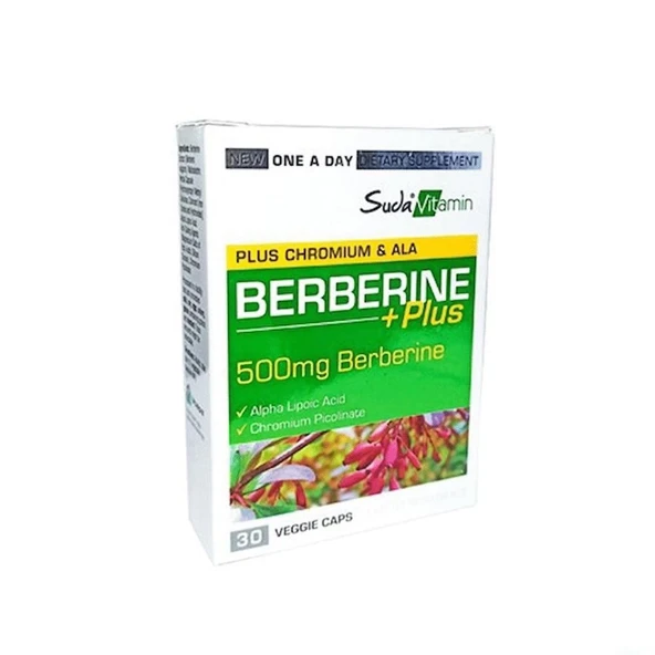 Suda Vitamin Berberine Plus 30 Kapsül ürün görseli 1