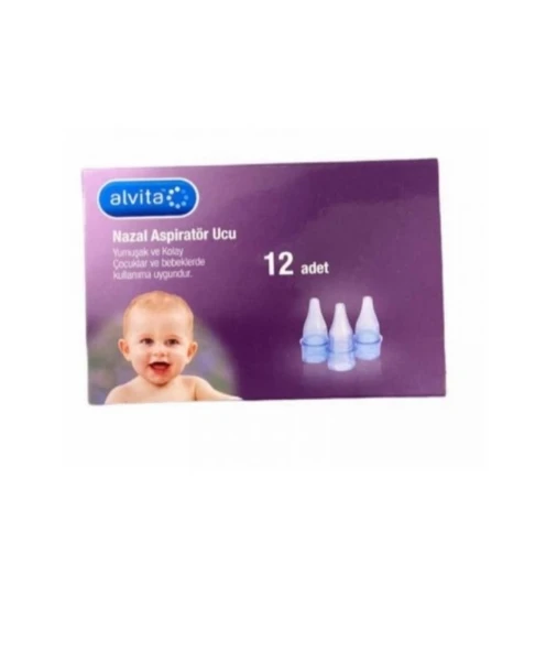 Alvita Nazal Aspiratör 12 Adet Yedek Uç ürün görseli 1