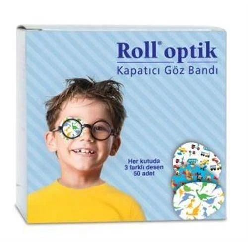 Roll Ped Çocuklar İçin Kapatıcı Göz Bandı 50 Adet - Erkek ürün görseli 1