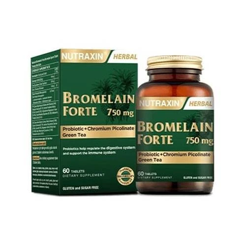 Nutraxin Bromelain Forte 60 Tablet ürün görseli 1