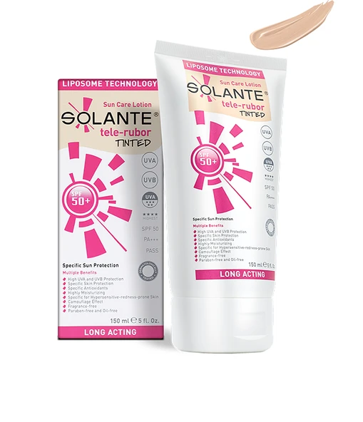 Solante Tele-Rubor Lotion Spf 50 150 ml - Tinted ürün görseli 1