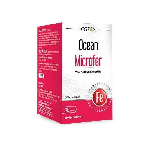 Ocean Microfer Takviye Edici Gıda 30 Tablet ürün görseli 1