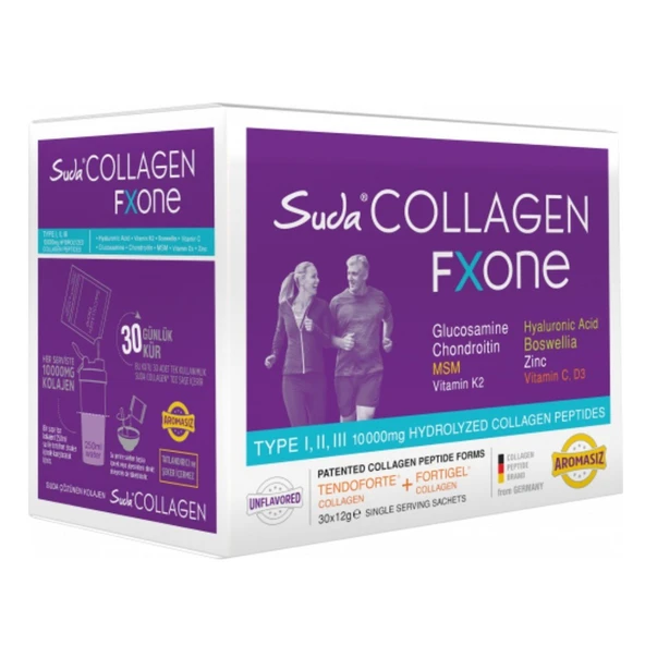 Suda Collagen Fxone Aromasız Kolajen 12 g 30 Saşe ürün görseli 1