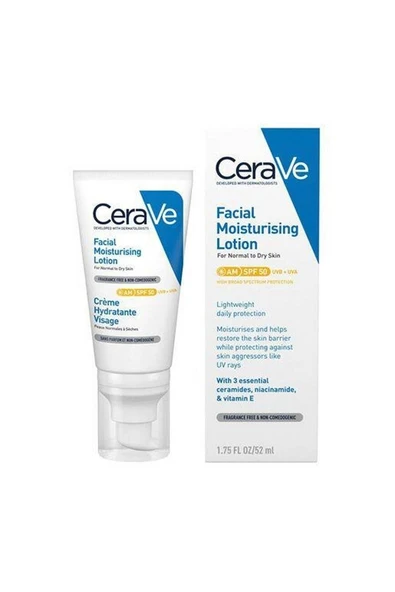 CeraVe Facial Moisturising Lotion Yüz Kremi Spf50 52 ml ürün görseli 1