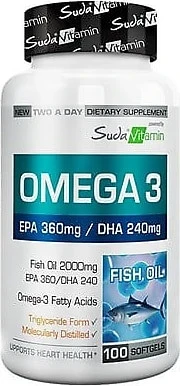 Suda Vitamin Omega-3 100 Softgels ürün görseli 1
