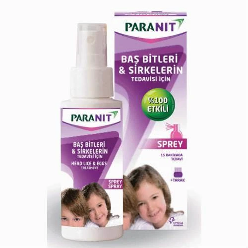 Paranit Baş Bitleri ve Sirkelerinde Etkili Sprey 100ml ürün görseli 1