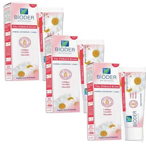 Bioder Tüy Dökücü Krem 100 ml 3 Adet ürün görseli 1