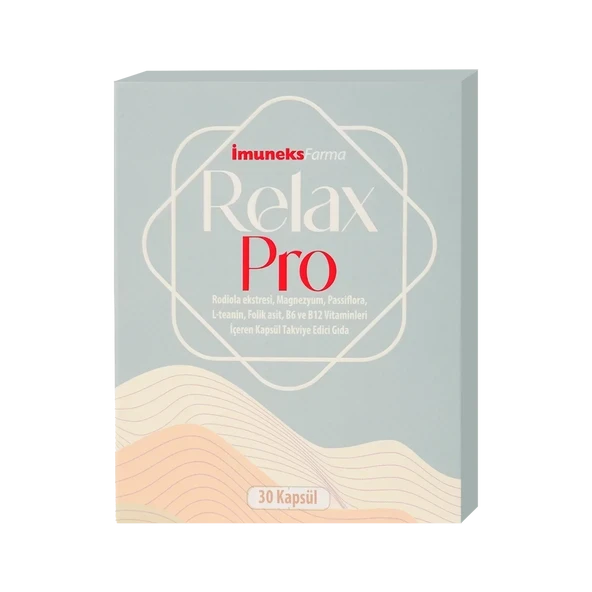 İmuneks Relax Pro 30 Kapsül ürün görseli 1