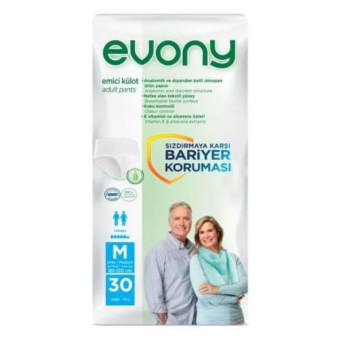 Evony Unisex Emici Külot Medium 30lu ürün görseli 1