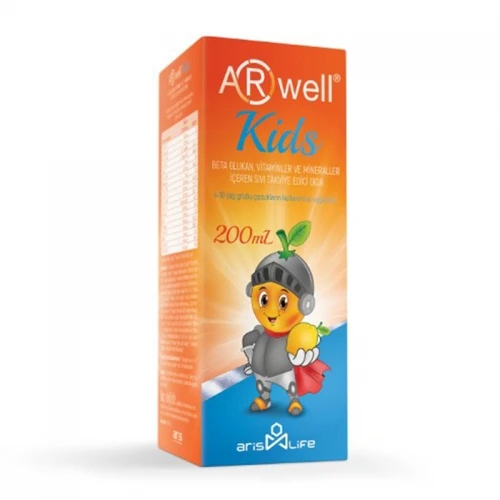 Arwell Kids Beta Glukan Vitamin Şurup 200 ml ürün görseli 1